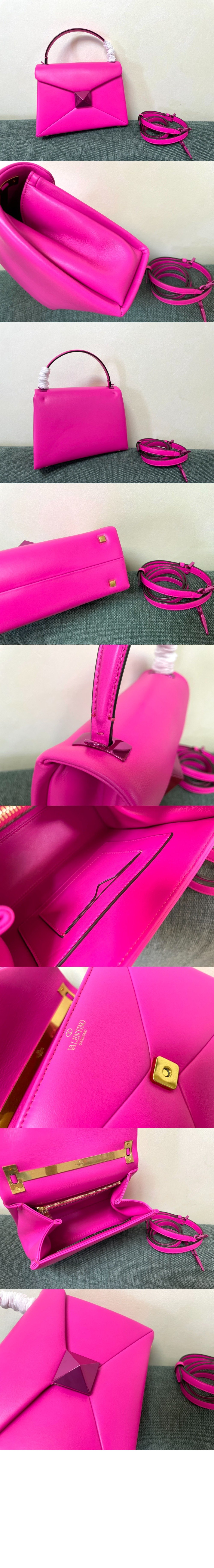 원 스터드 탑핸들백