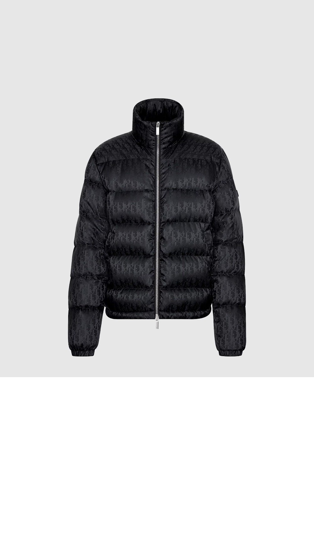 로고 쇼트 패딩