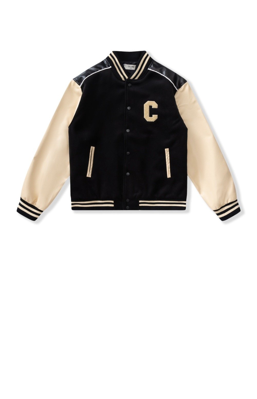 로고 쇼트 코트