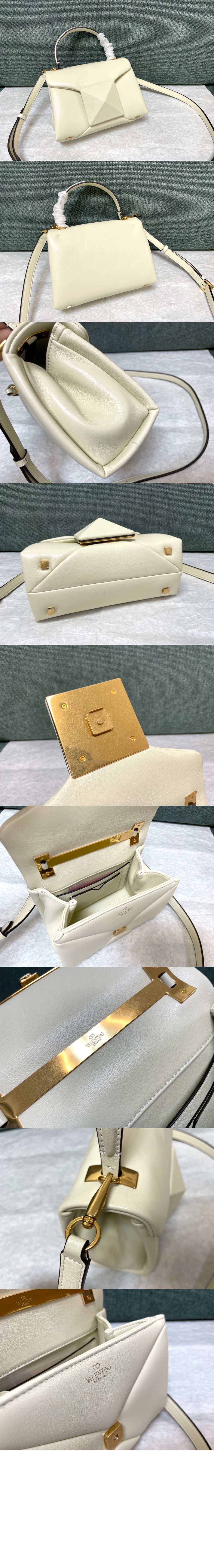 원 스터드 탑핸들백