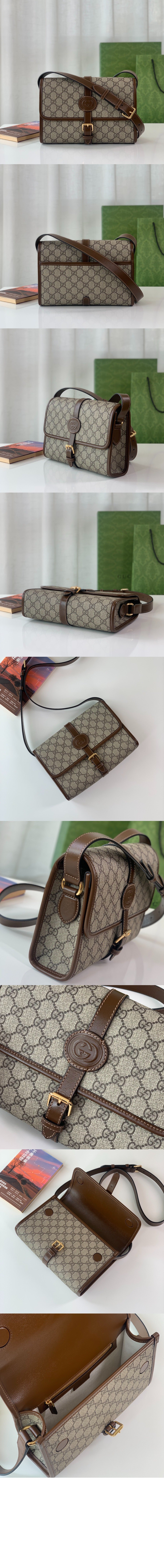 인터로킹 G 메신저백 745679