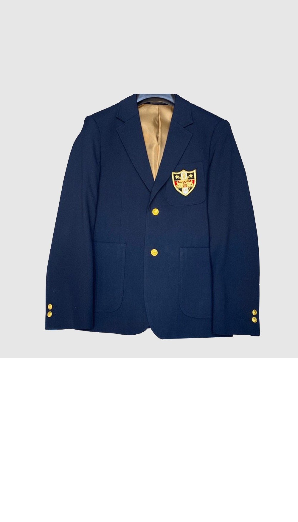 로고 쇼트 코트