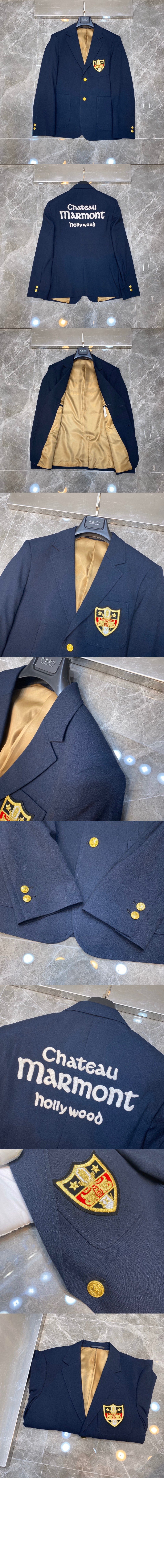 로고 쇼트 코트