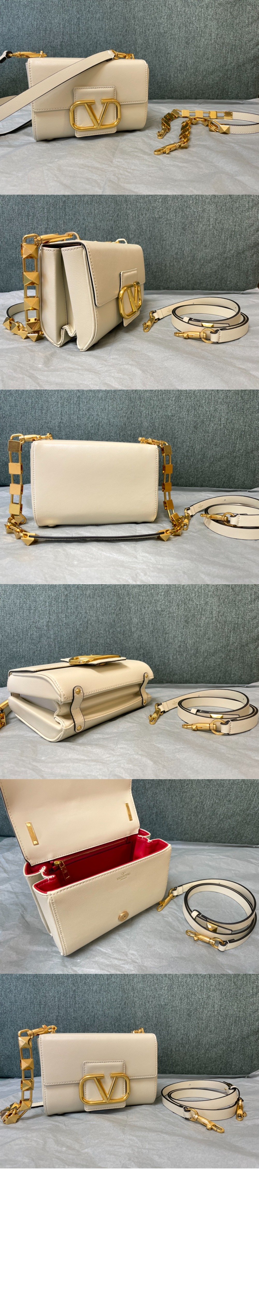 스터드 사인 숄더백