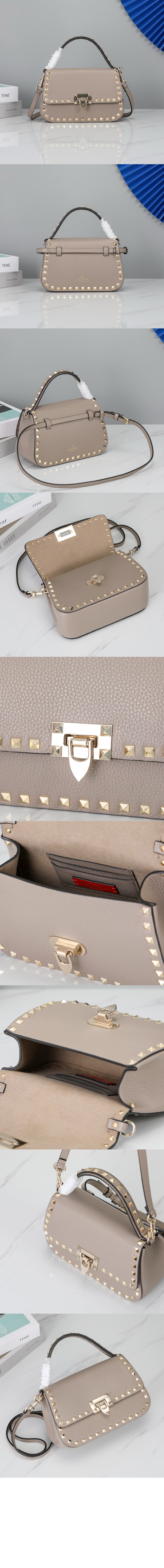 락스터드 탑 핸들 백