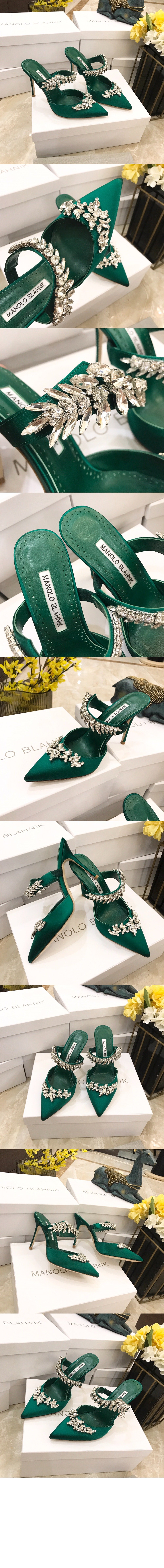 루럼 새틴 크리스탈 뮬