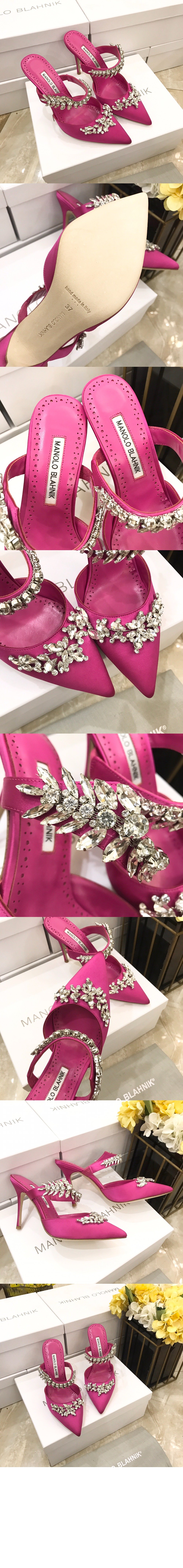 루럼 새틴 크리스탈 뮬