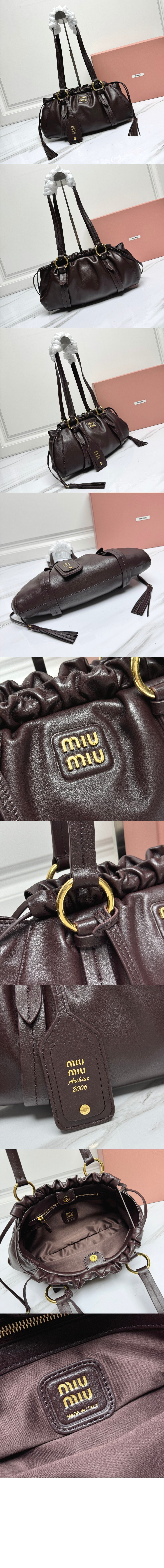 미우미우 조이 나파 레더백 5BG306