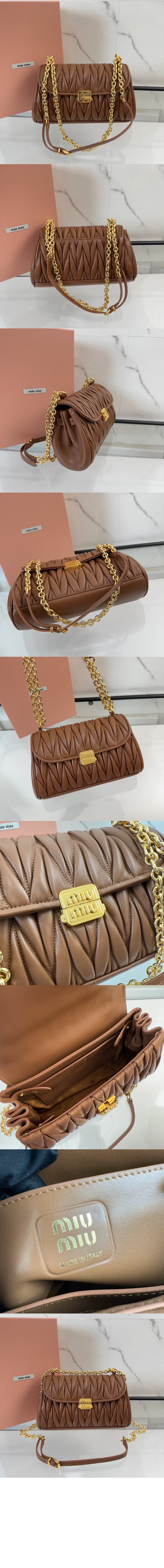 마테라쎄 나파 가죽 숄더백 5BD266