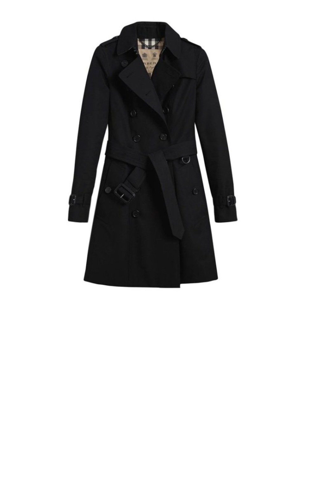버버리 로고 코트