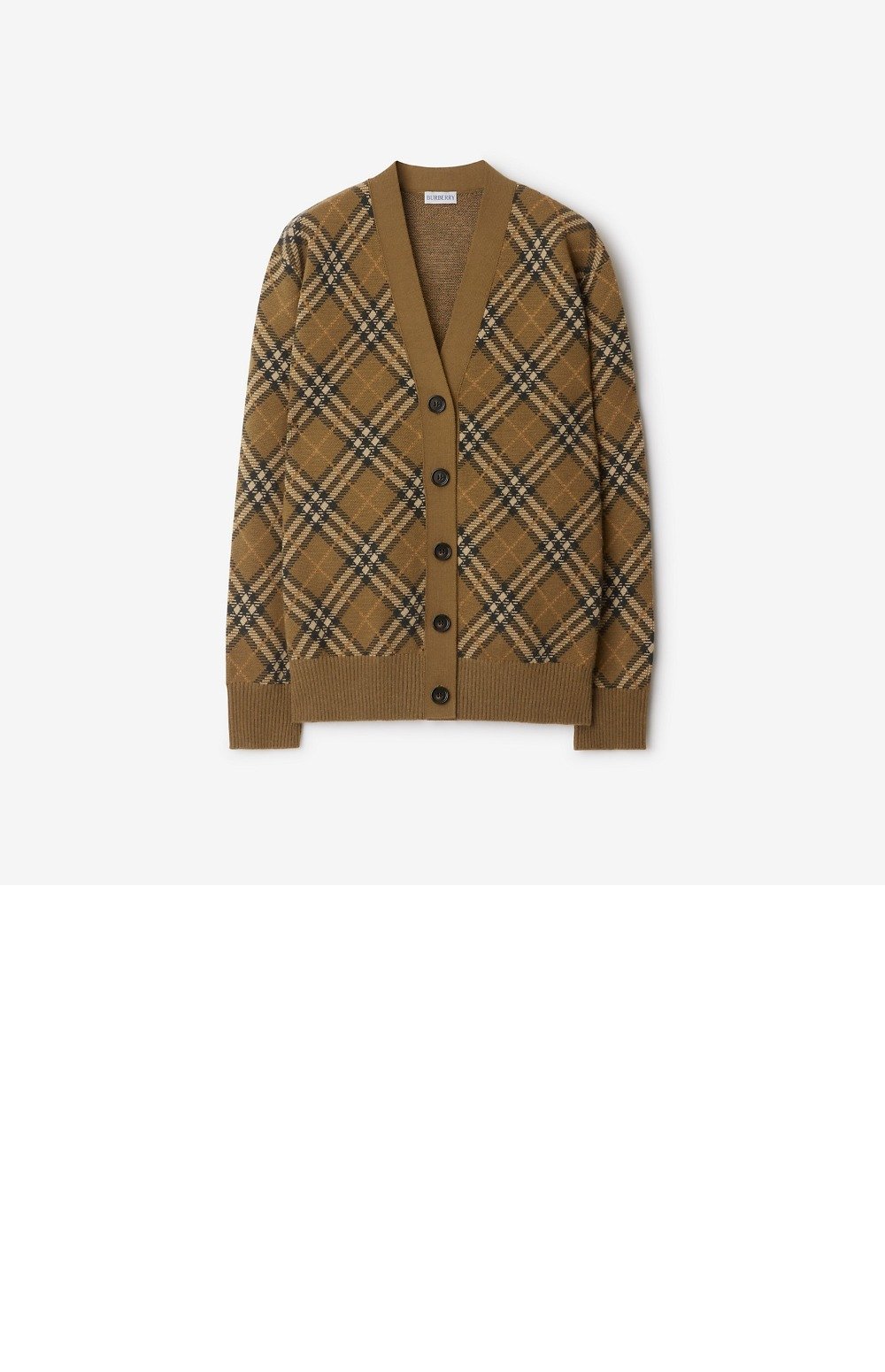 버버리 로고 쇼트 코트