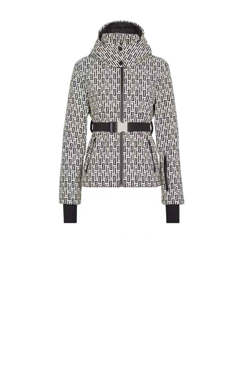 펜디 로고 쇼트 코트