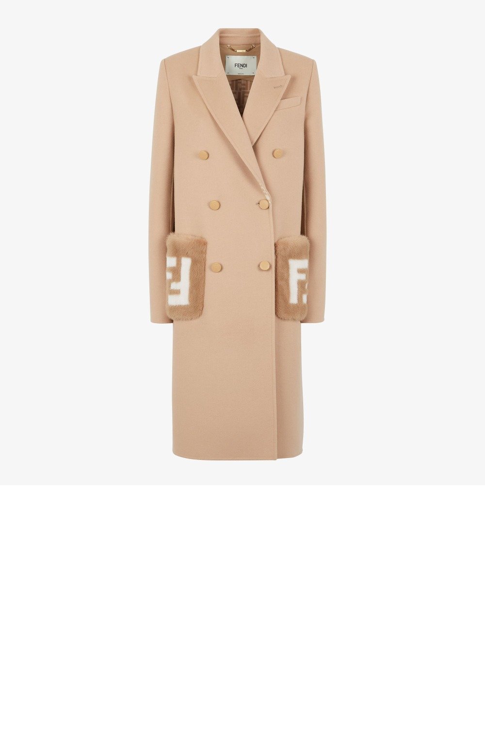 펜디 로고 코트