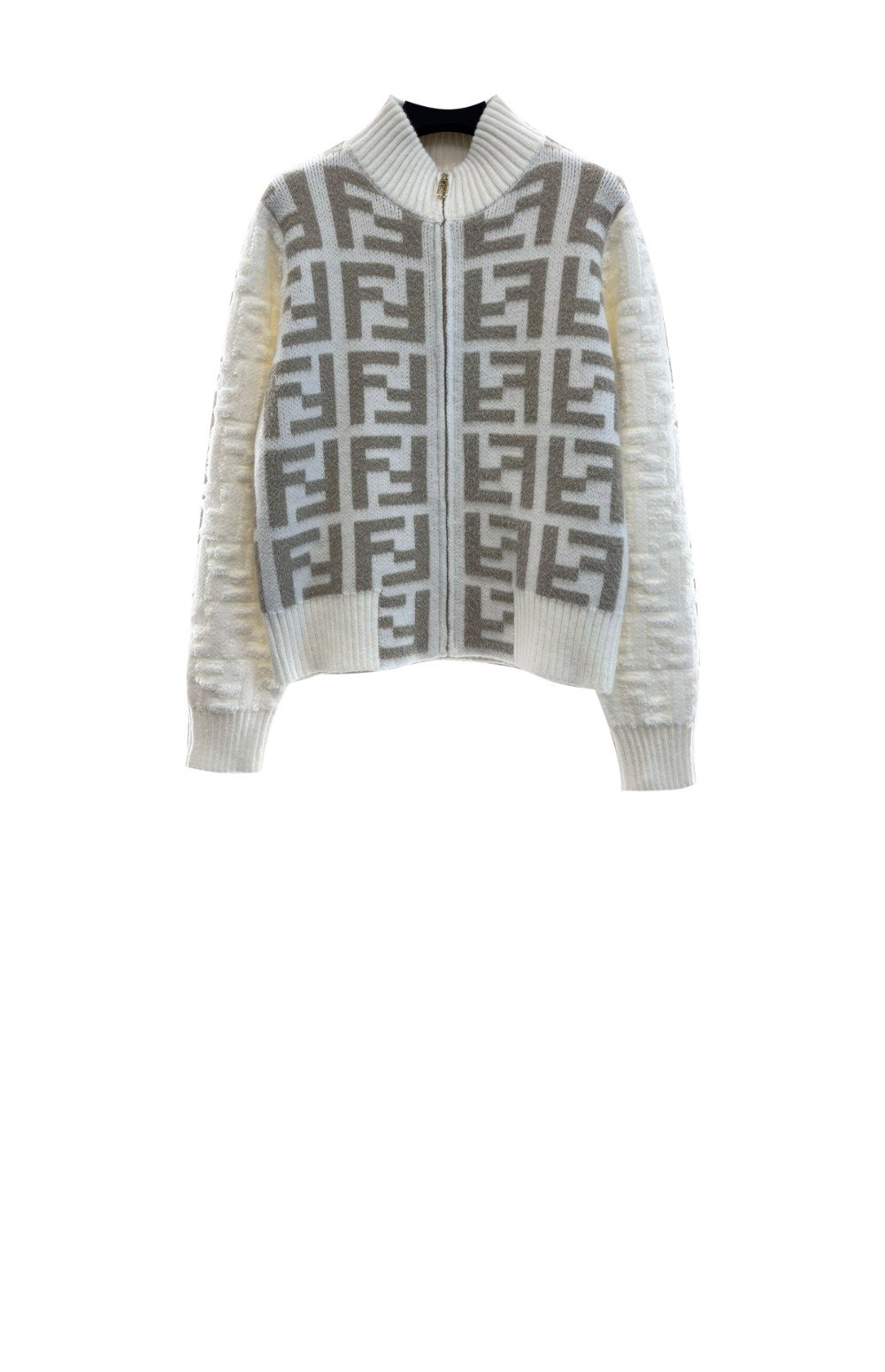 펜디 로고 쇼트 코트