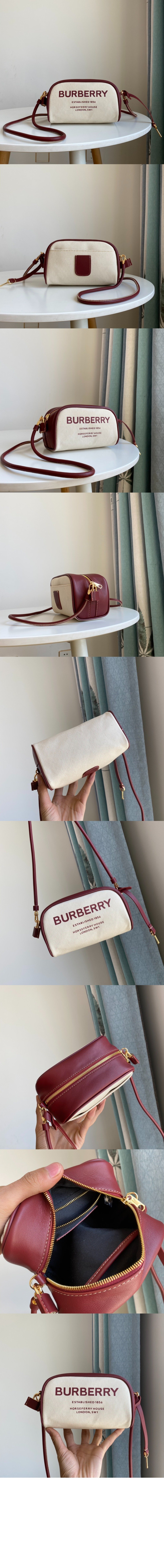 버버리 프린트 큐브 크로스백 80367381