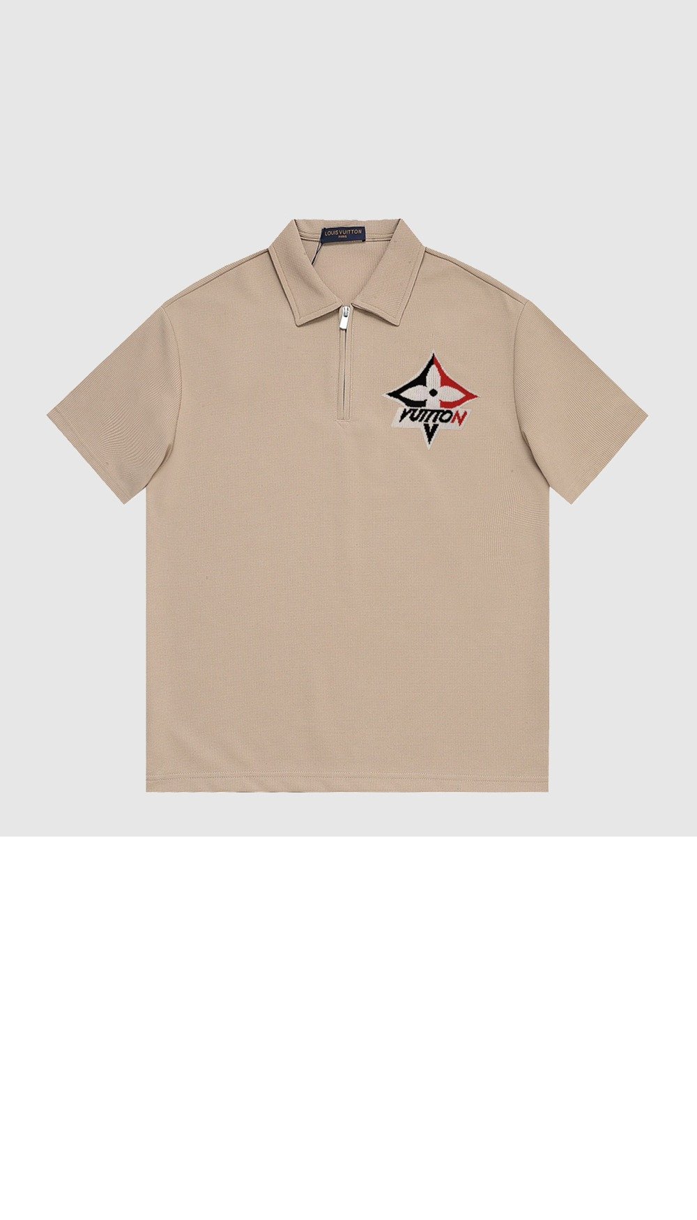 루이비통 로고 프린트 반팔