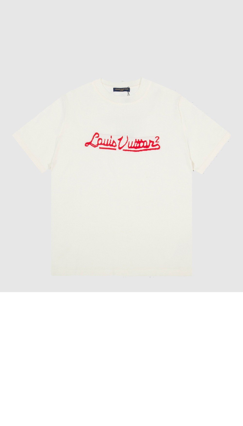 루이비통 로고 프린트 반팔