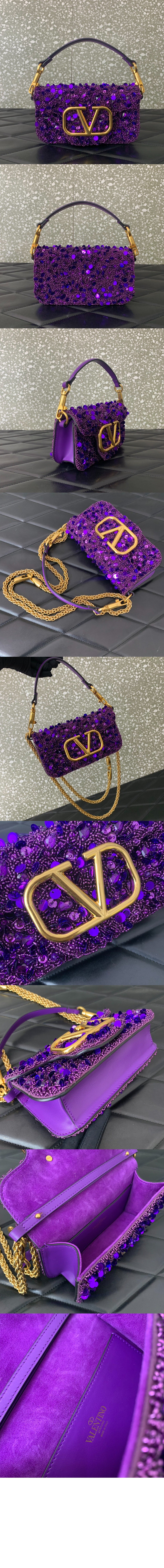 발렌티노 자수 스몰백